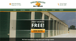 Desktop Screenshot of greatspacestx.com